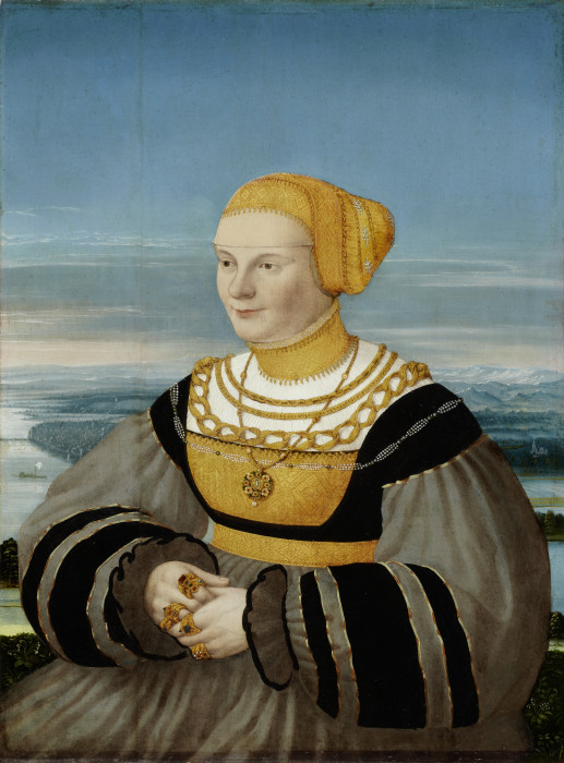 Portrait of Anna von Holzhausen, née Ratzeburg de Conrad Faber von Kreuznach