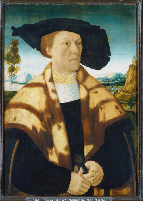 Portrait of Johann Stralenberg de Conrad Faber von Kreuznach