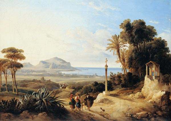 View of Palermo de Consalvo Carelli