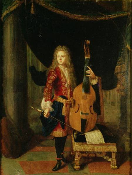 Portrait of Johann Schenck (1660-1712) de Constantin Netscher