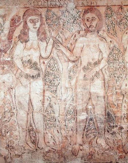Adam and Eve, from Fayum de Coptic