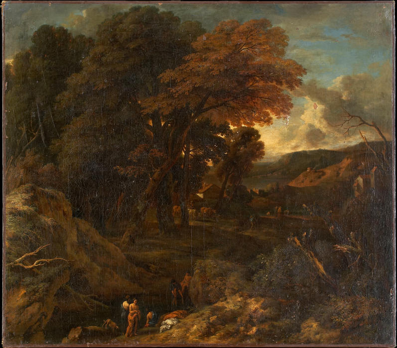 Southern Landscape with Bathers de Cornelis Huysmans