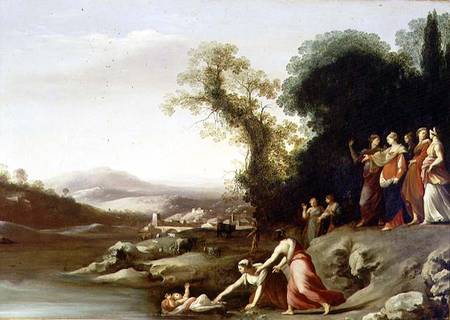 The Finding of Moses de Cornelis Poelenburgh