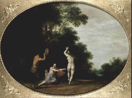 Nymphs and Satyr de Cornelis Poelenburgh