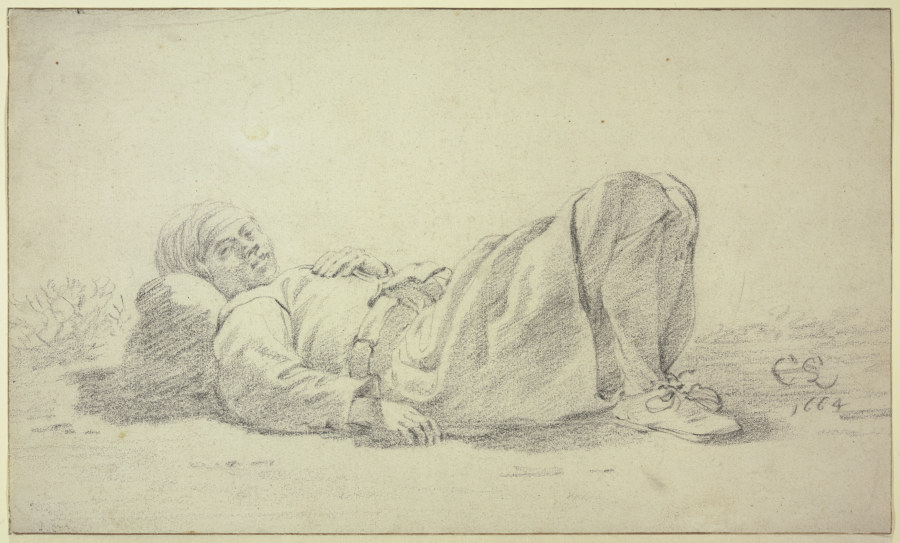 Lying boy de Cornelis Saftleven