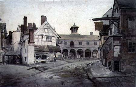 The Market Place, Ross, Herefordshire de Cornelius Varley