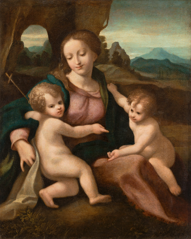 Madonna and Child with the Infant Saint John de Correggio