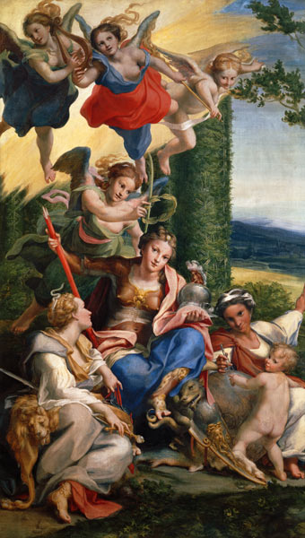 Allegory of the Virtues de Correggio (eigentl. Antonio Allegri)