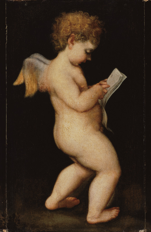 Reading cherub de Correggio (eigentl. Antonio Allegri)