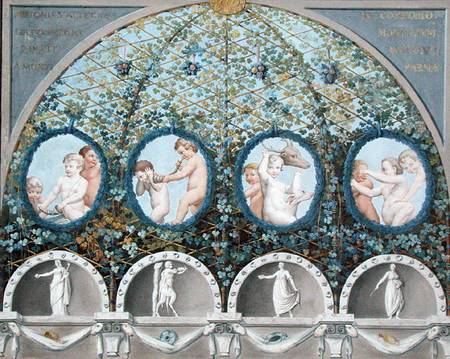 Design for a Ceiling Fresco de Correggio (eigentl. Antonio Allegri)