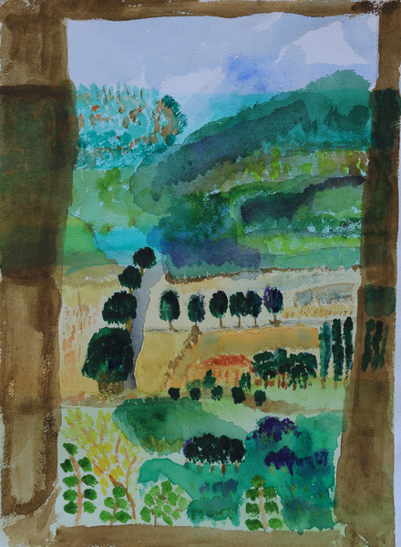 View of fields from window de Cosima Duggal
