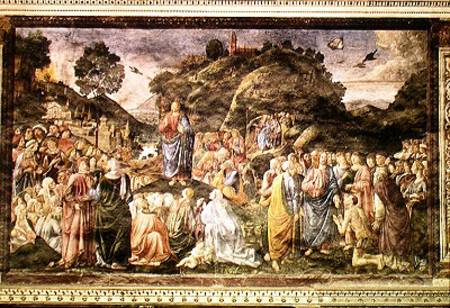 The Sermon on the Mount, from the Sistine Chapel de Cosimo Rosselli