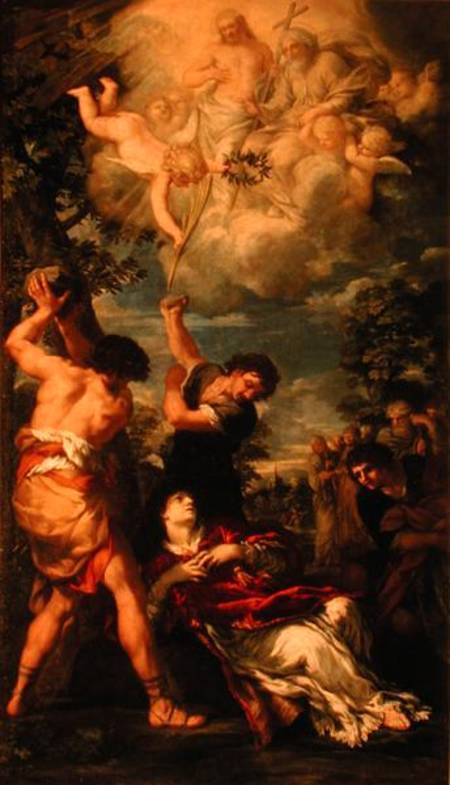 The Martyrdom of Saint Stephen de Pietro da Cortona, 
