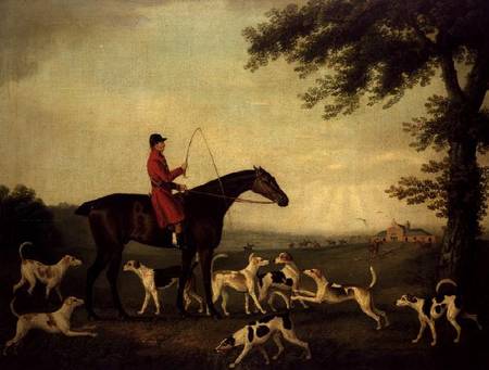 Huntsman with Hounds in a Landscape de Daniel Clowes