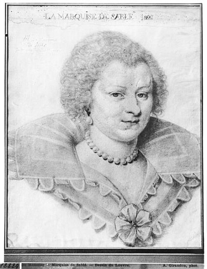 Portrait of Magdeleine de Souvre (1599-1678) Marquise de Sable de Daniel Dumonstier or Dumoustier