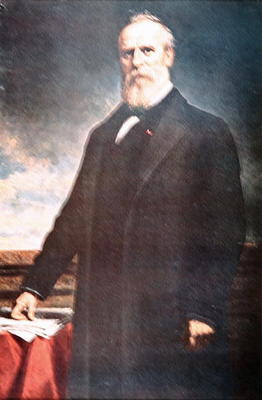 Rutherford B. Hayes (1822-93) (oil on canvas) de Daniel Huntington