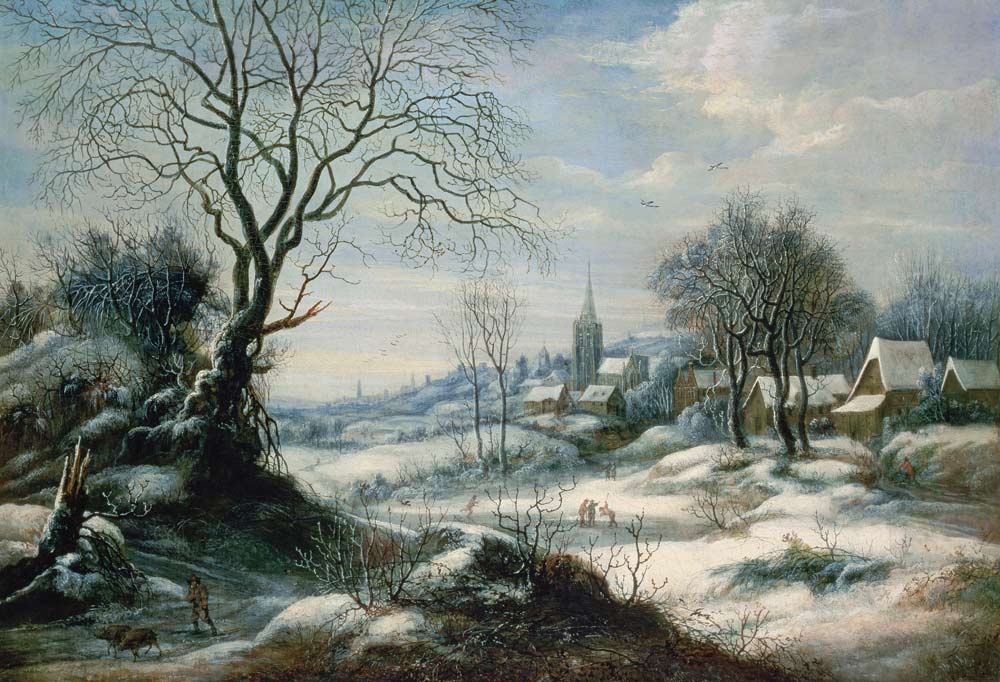 Winter landscape de Daniel van Heil