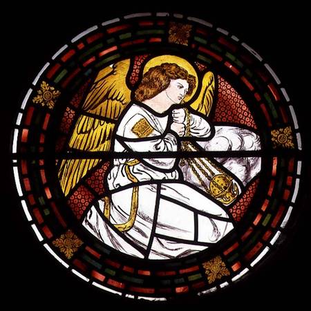 Angel with a censer de Dante Gabriel Rossetti