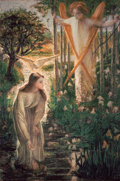 The Annunciation de Dante Gabriel Rossetti