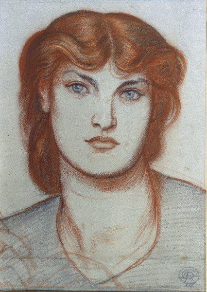 D.G.Rossetti / Study for Regina Cordium de Dante Gabriel Rossetti