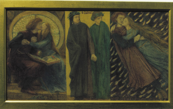 D.G.Rossetti, Paolo und Francesca de Dante Gabriel Rossetti