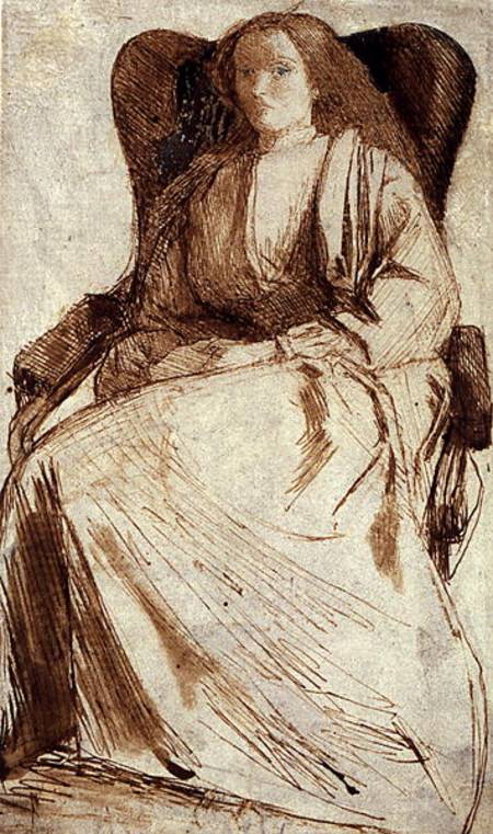 Elizabeth Siddall (d.1862) de Dante Gabriel Rossetti