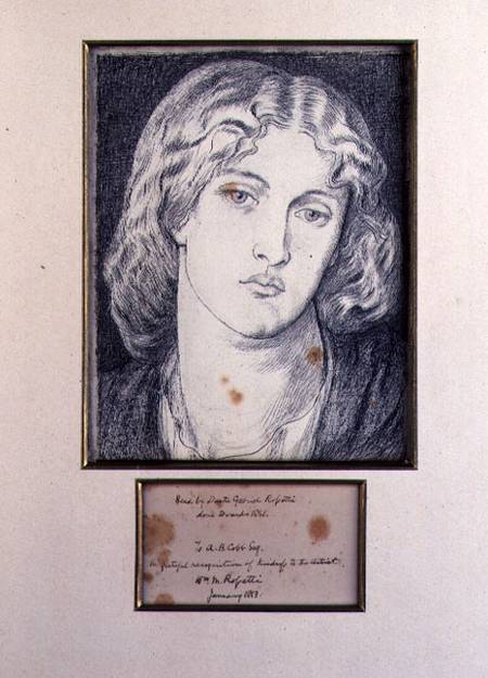 Head de Dante Gabriel Rossetti