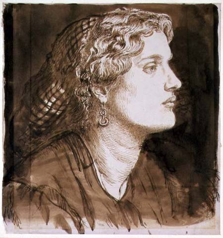 Portrait of Fanny Cornforth de Dante Gabriel Rossetti