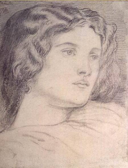 Portrait Head of Fanny Cornforth de Dante Gabriel Rossetti