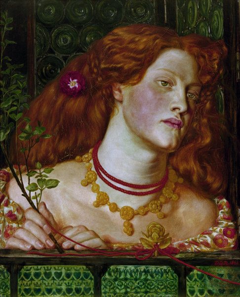 Rosamund Clifford / painting by Rossetti de Dante Gabriel Rossetti
