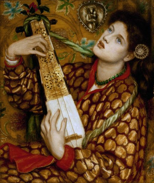 Rossetti / Christmas Carol / 1867 de Dante Gabriel Rossetti