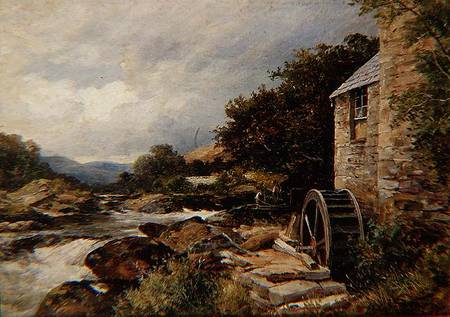 The Mill on the Llugwy, Capel Curig de David Bates
