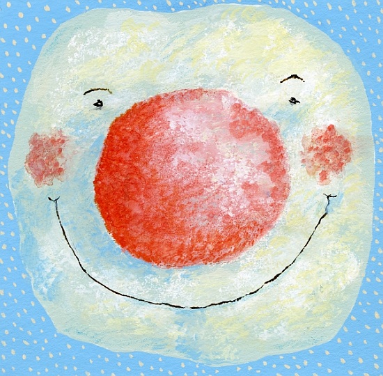 Smiling snowman de David  Cooke