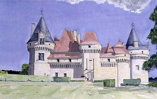 Chateau de Bannes, 1996 (w/c)  de David  Herbert