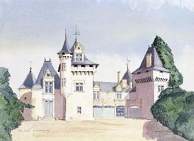 Chateau a Fontaine, 1995 (w/c) 