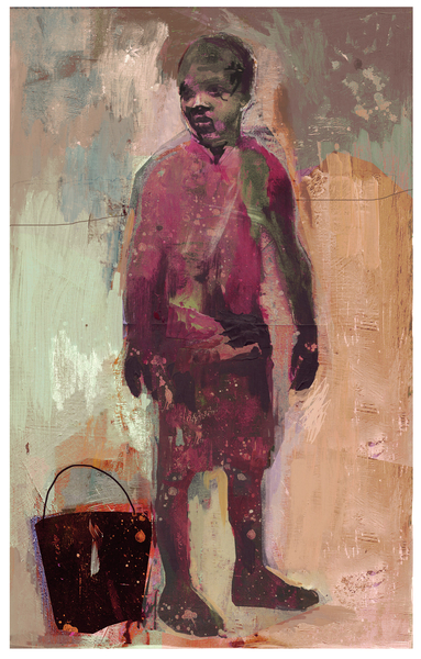 Boy and Water Bucket de David McConochie