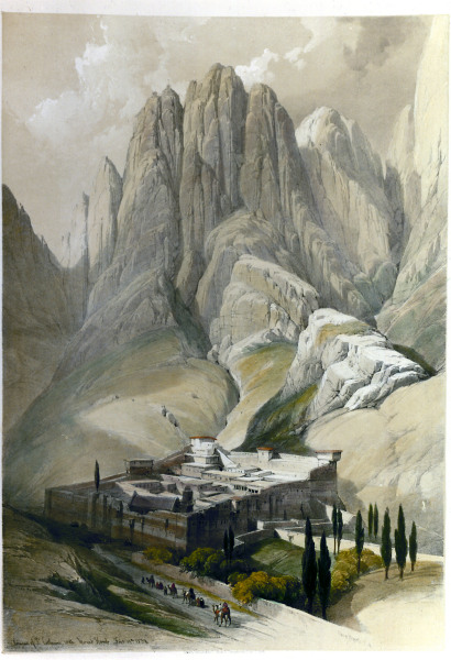 Sinai , St.Catherine Monast. de David Roberts