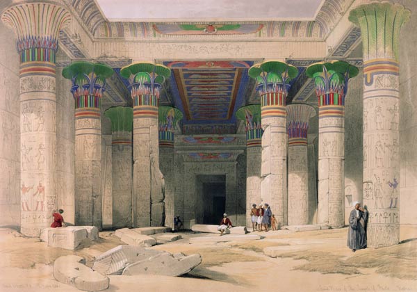 Grand Portico of the Temple of Philae, Nubia, from ''Egypt and Nubia''; engraved by Louis Haghe (180 de David Roberts