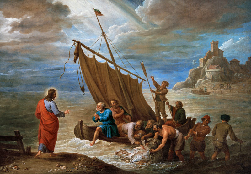 D.Teniers d.J., Der wunderbare Fischzug de David Teniers