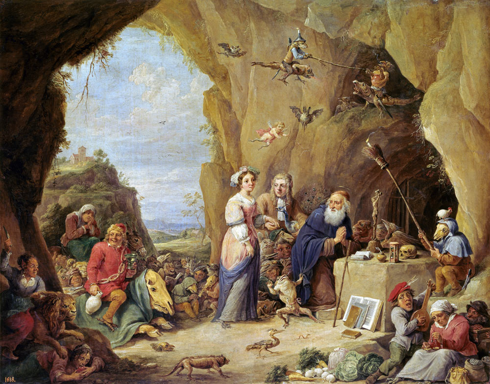 The Temptation of Saint Anthony de David Teniers