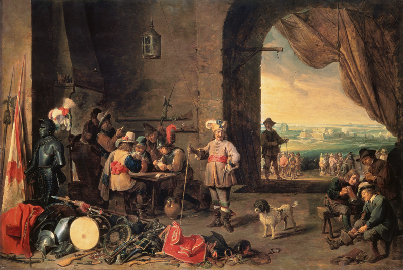The Guardroom de David Teniers