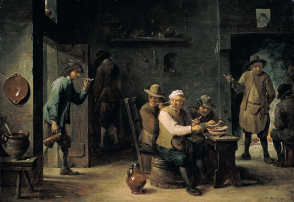 In a tavern de David Teniers