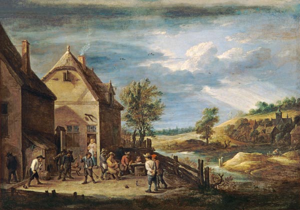 Peasants Playing Boules de David Teniers