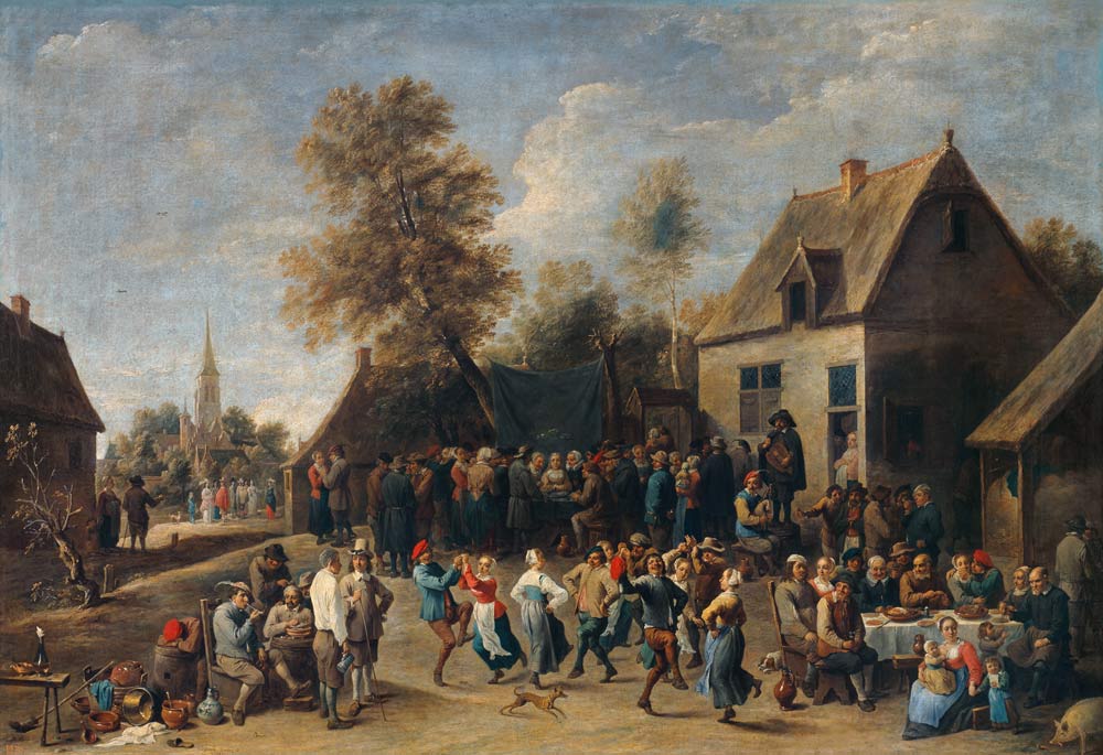 Teniers the Younger / Peasant Festival de David Teniers