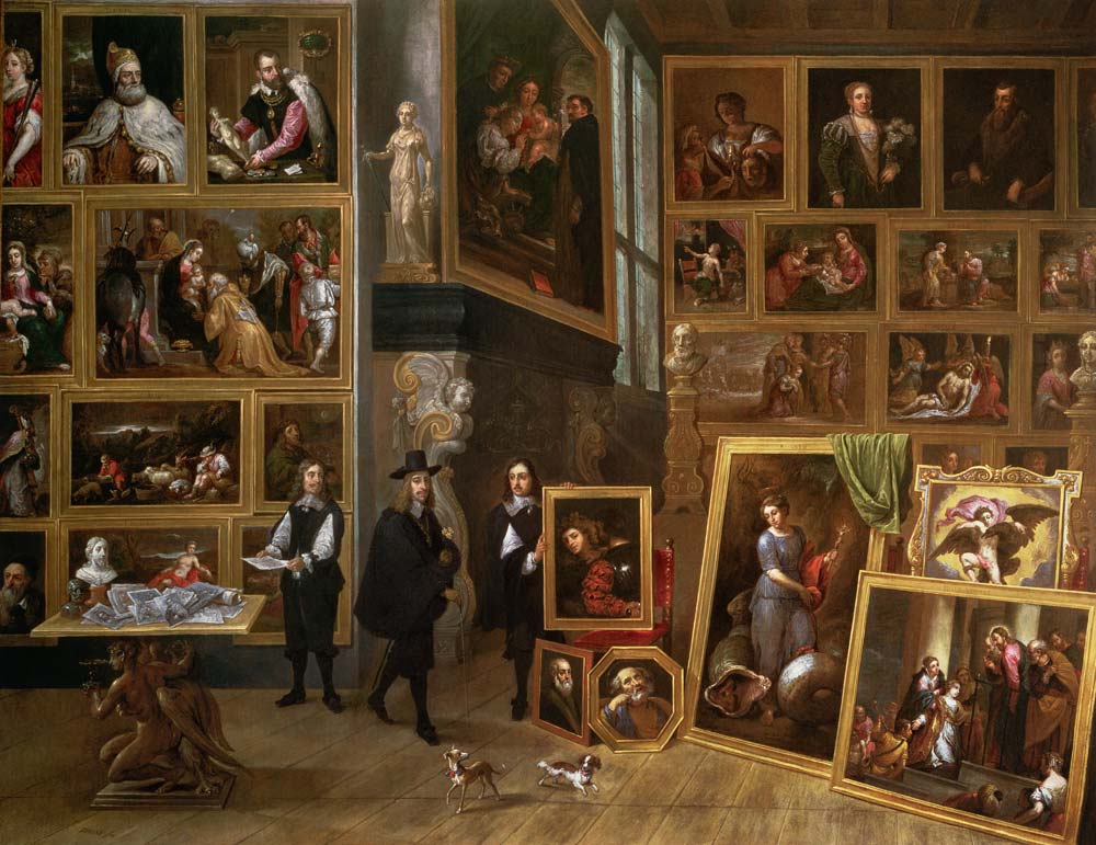 The Picture Gallery of Archduke Leopold Wilhelm (1614-61) de David Teniers