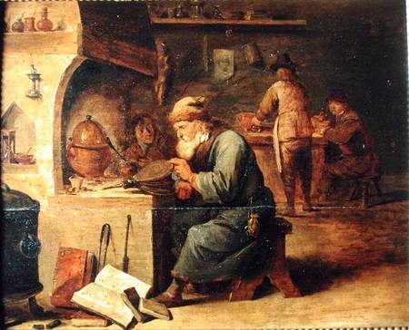 An Alchemist de David Teniers