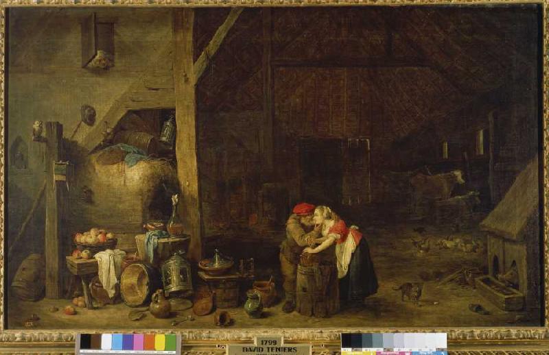 The altos and the maid. de David Teniers