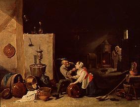 The altos and the maid. de David Teniers