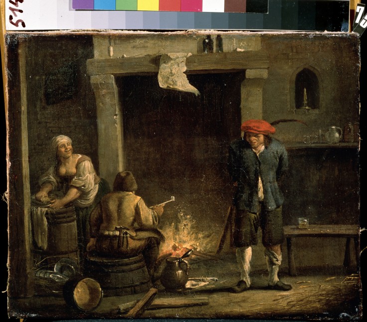 At the oven de David Teniers