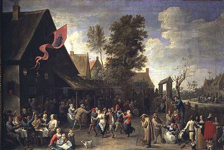 The Consecration of a Village Church de David Teniers